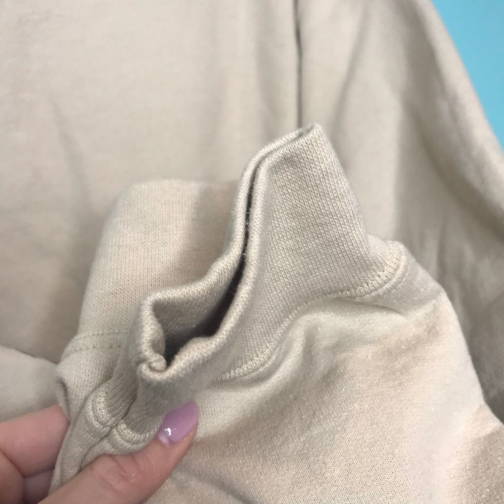 NASA Cream Hoodie Men's Sweatshirt Size Large - Picture 7 of 8